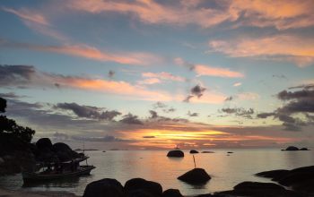 sunset di tanjung tinggi